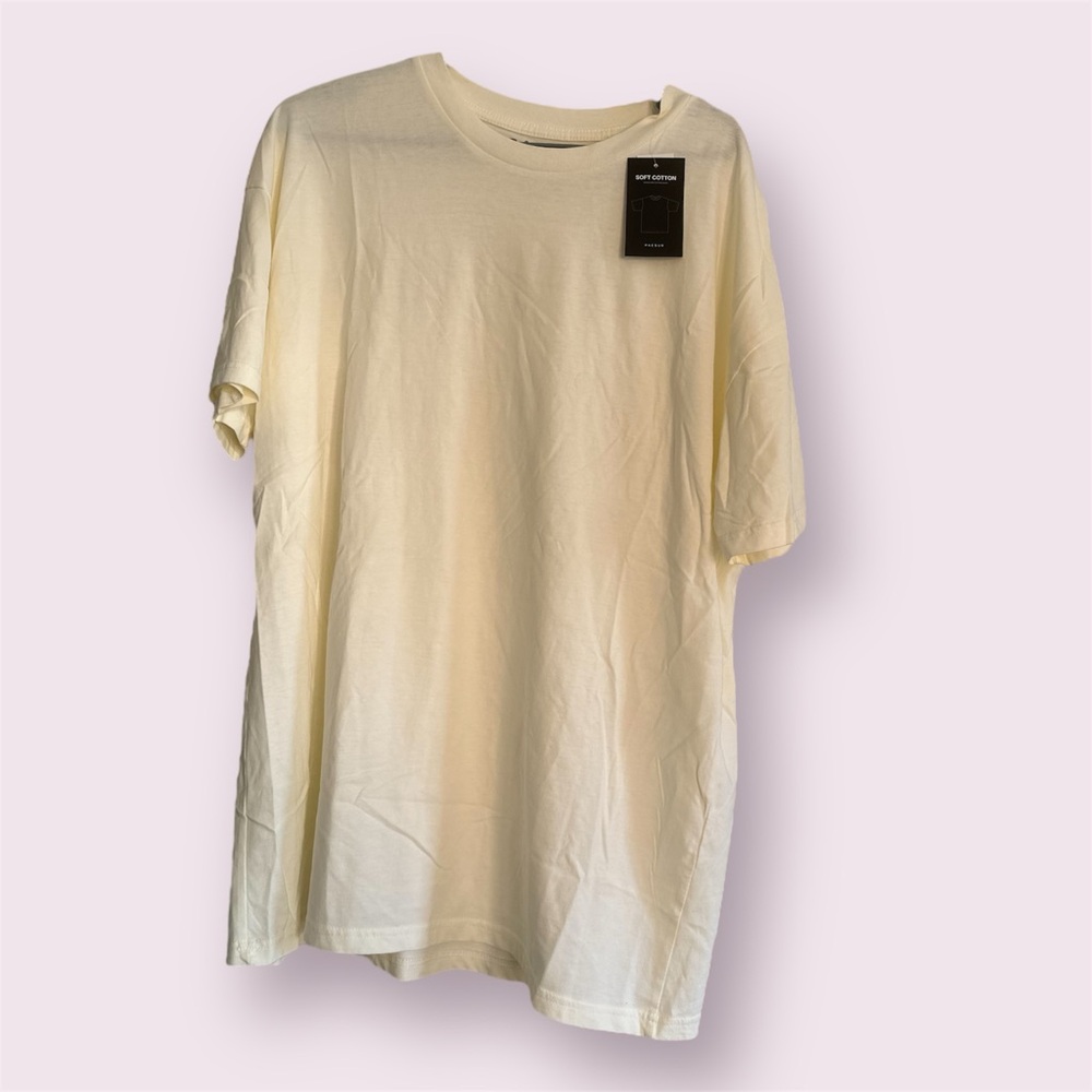 PacSun Light Cream Short Sleeve Tee